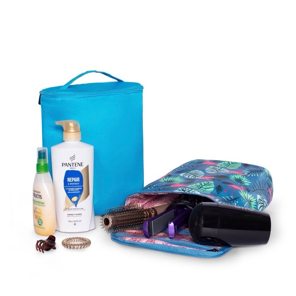 💕 NWT LUG DOLLY TALL Cosmetic Case Magenta - Picture 6 of 9